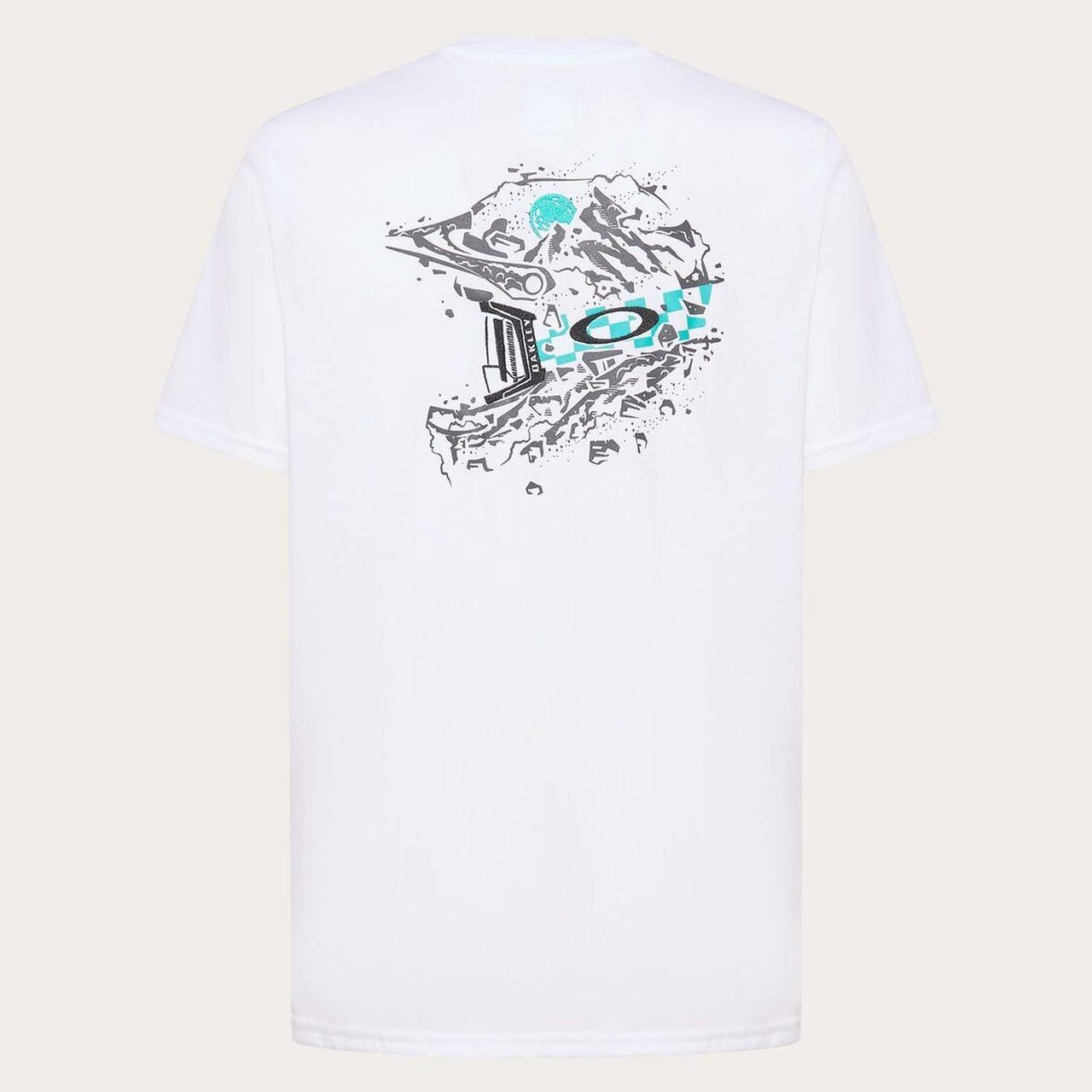 Oakley FINISH LINE CREW TEE Erkek T-Shirt OAK.FOA405438-OAK.100-S1
