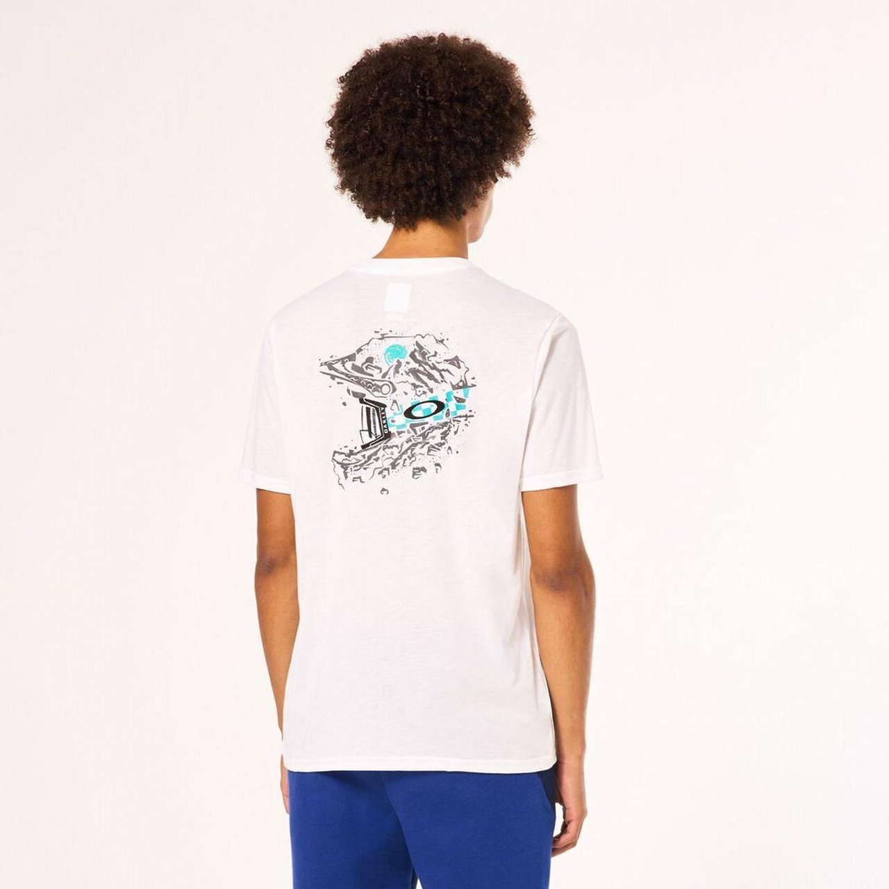 Oakley FINISH LINE CREW TEE Erkek T-Shirt OAK.FOA405438-OAK.100-S1