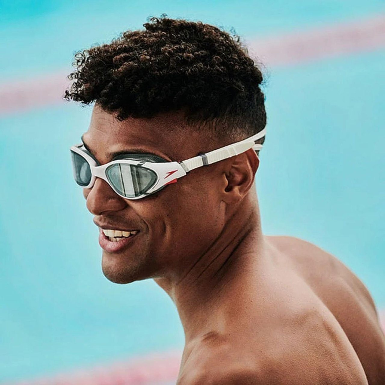 Speedo BIOFUSE REFLX GOG AU WHITE/SMOKE Gözlük SP00233214500
