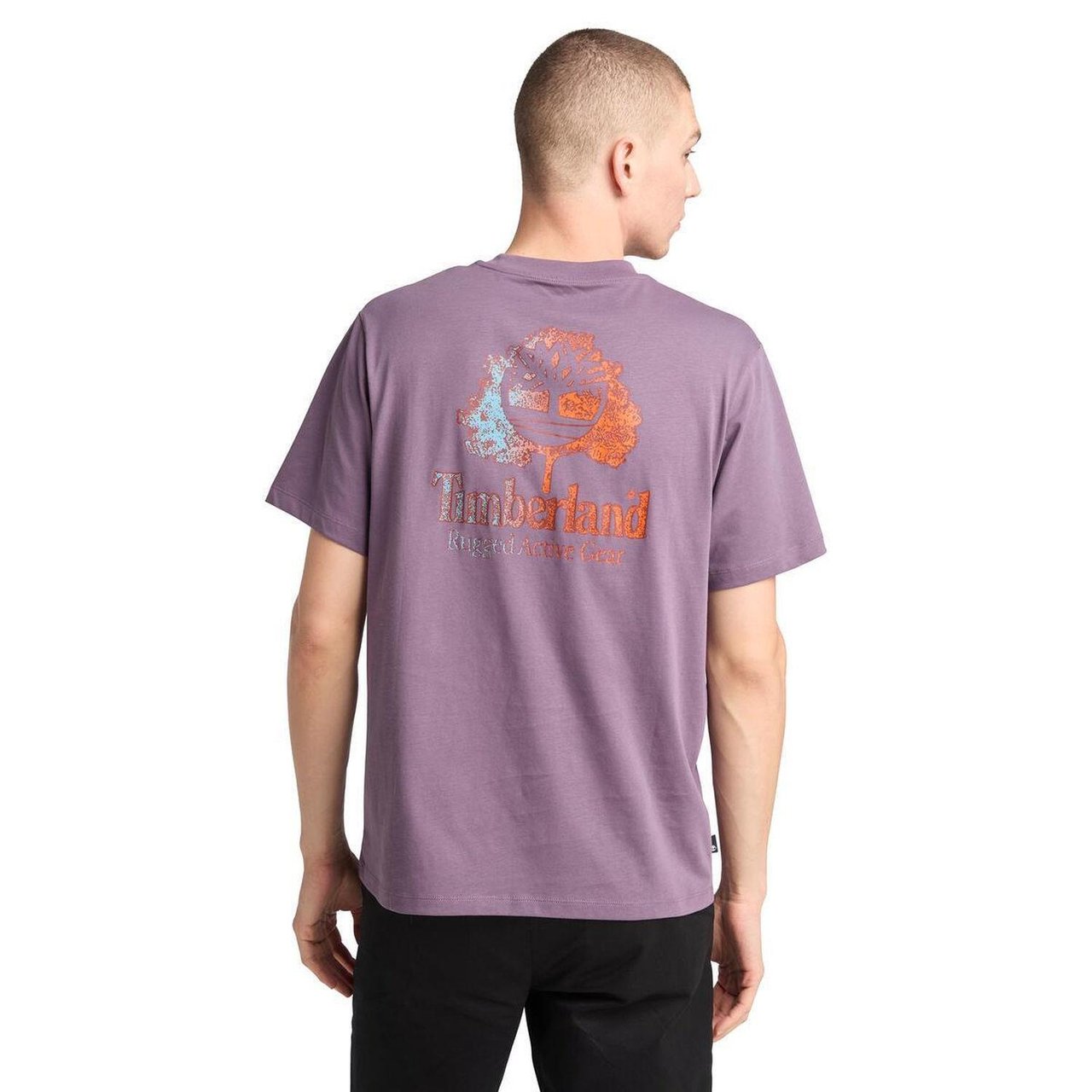 Timberland Rugged Active Gear Back Graphic Tee Erkek Tişört TB0A6DMAENX1