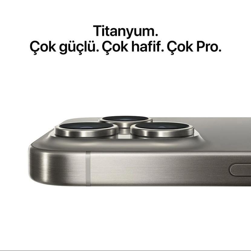 APPLE iPhone 15 Pro Max 512GB Mavi Titanium Cep Telefonu MU7F3TU/A (Apple TÜRKİYE Garantili)