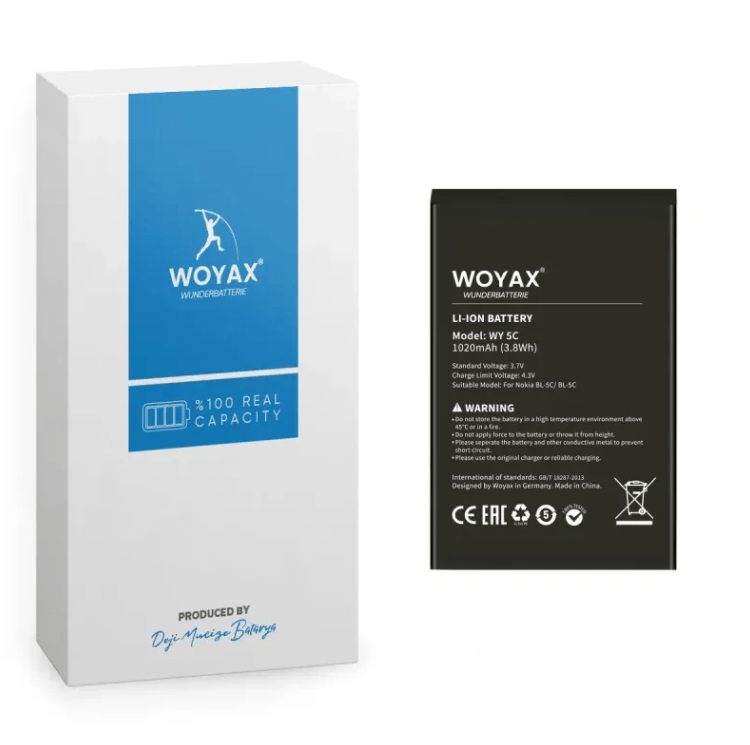 NOKİA BL-5C 1020mAh Batarya WOYAX by DEJİ
