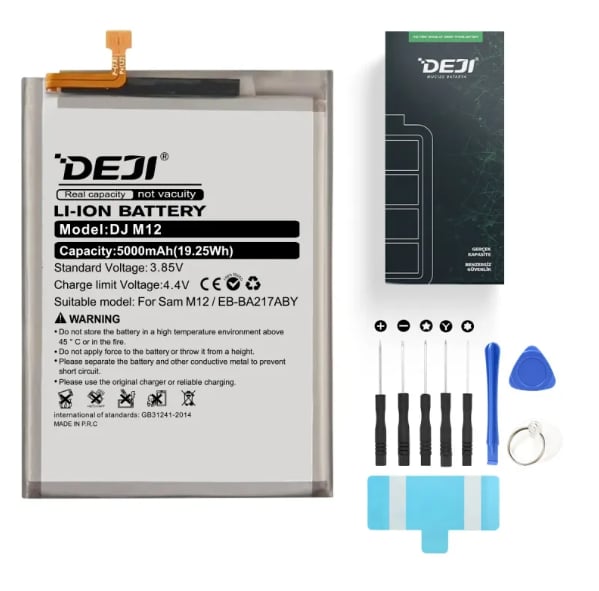 SAMSUNG Galaxy M12 / Galaxy A21S 5000mAh Batarya DEJİ