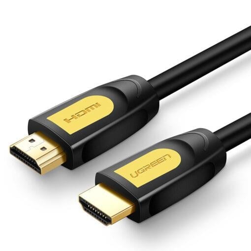 UGREEN 10130 HD101 4K HDR Video 2.0 HDMI Kablo 18Gb/s Yüksek Hız Siyah 3metre