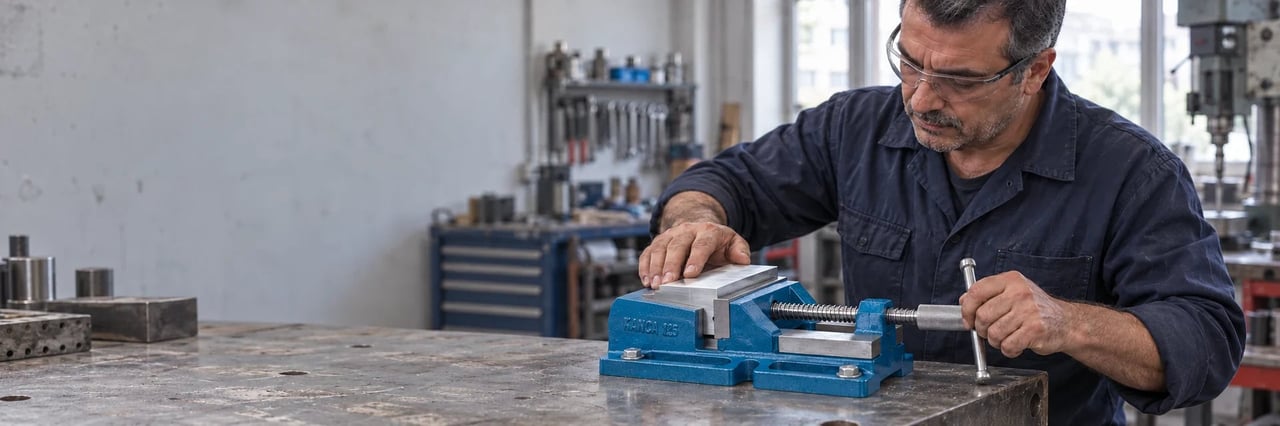 Clamping equipment in the workshop