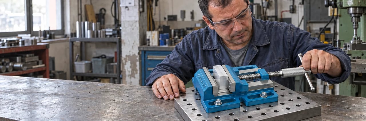 Clamping equipment in the workshop