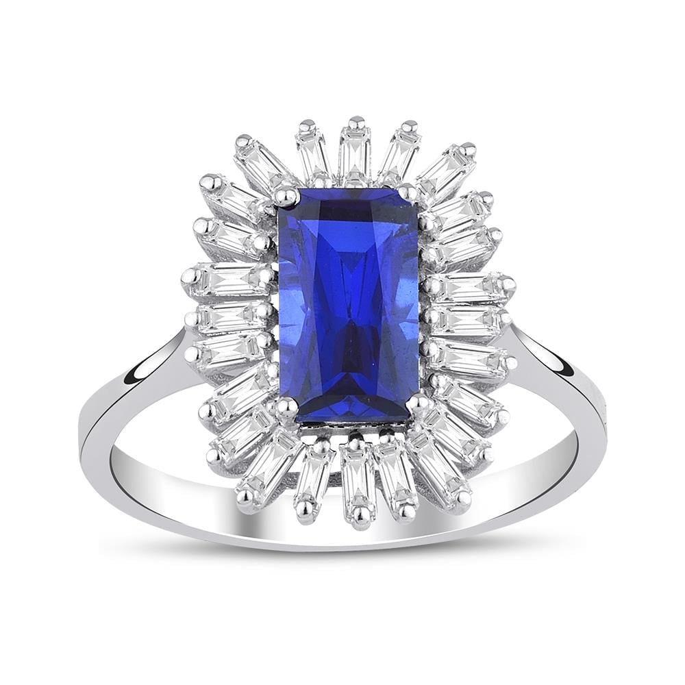 Pırlanta Safir 1.86 Karat Yüzük