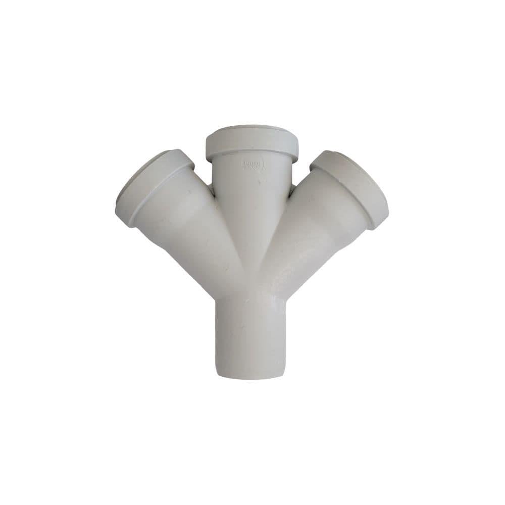 Kalde Pvc Çift Çatal 45°-50x50x50