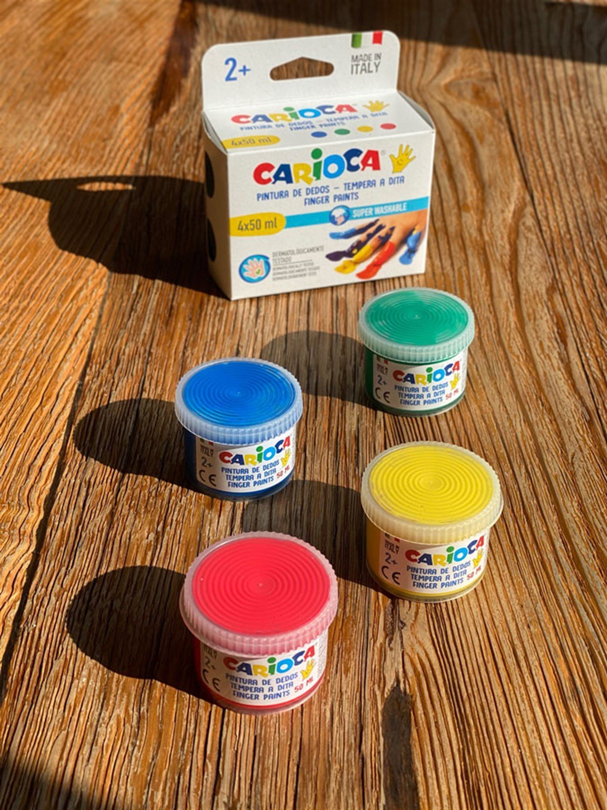 Carioca Parmak Boyası 4*50gr | emicraft.comCarioca Parmak Boyası 4*50grKids