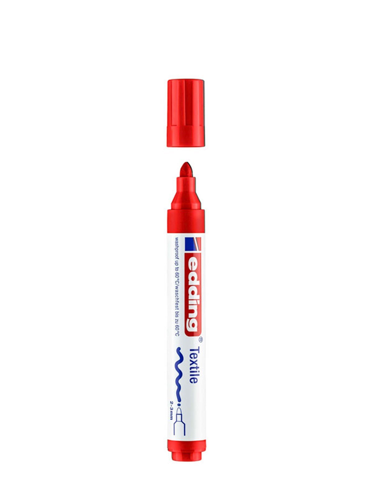 Edding 4500 KırmızıTekstil Kalemi