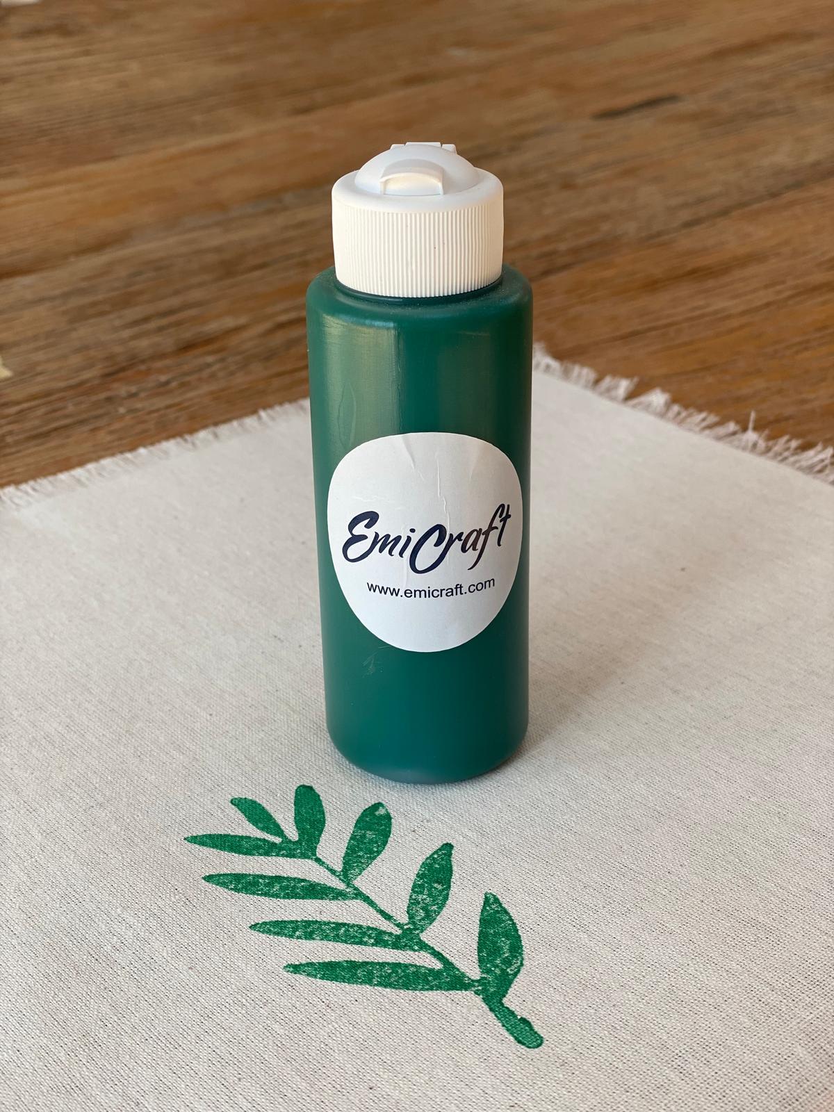 Kumaş Boyası Konya Yeşili 125ml - EmicraftKumaş Boyası Konya Yeşili 125mlKumaş Boyası