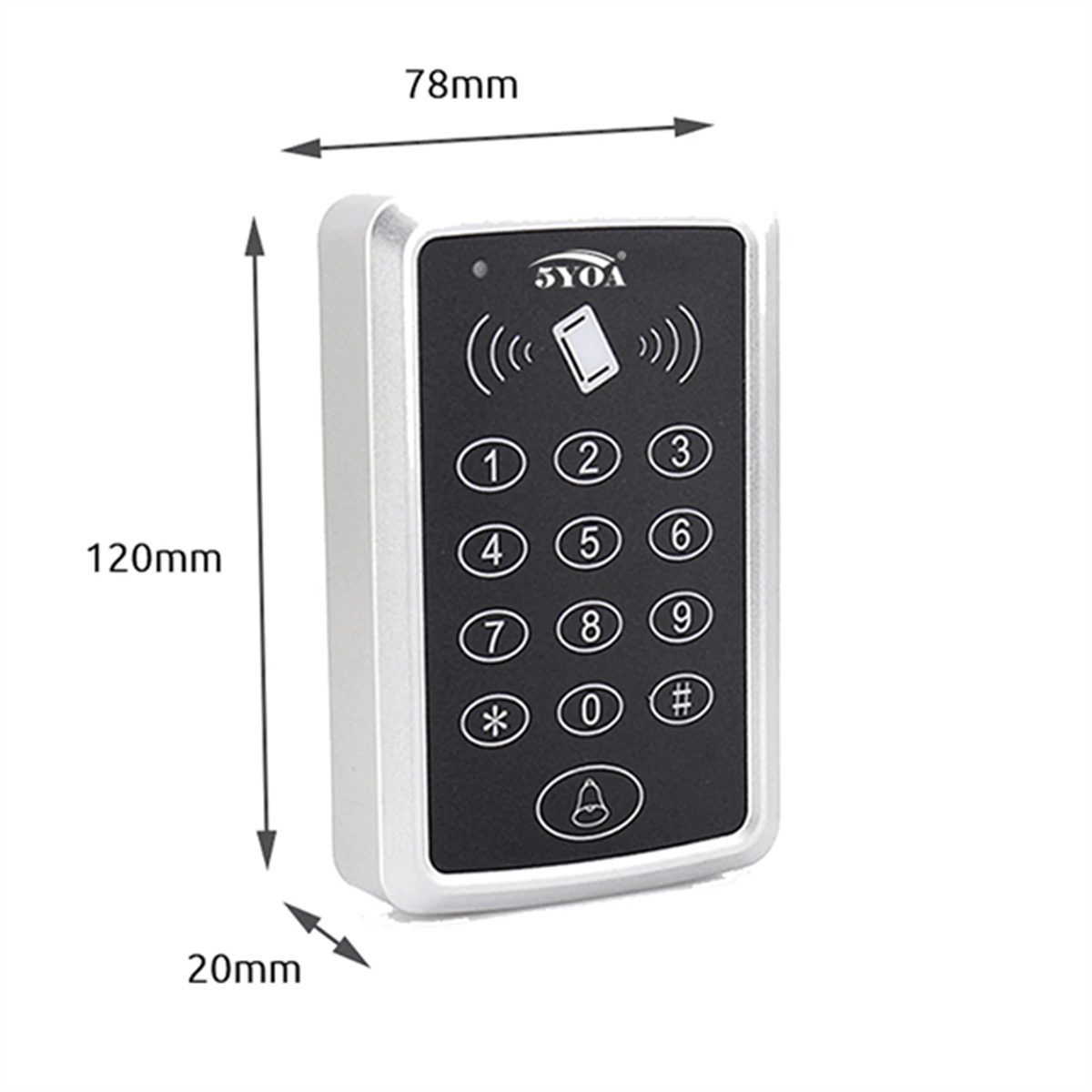 Şifreli Kapı Kilidi | Uzun Süreli Garanti İmkanı | SonexsonSonex QP-140 Rfid Şifreli Kapı Kilidi Geçiş Sistemi +20 TAG