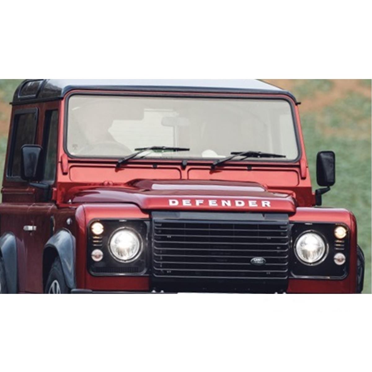 Land Rover Defender Ön Kaput Yazısı Gri Renk ( Defender )