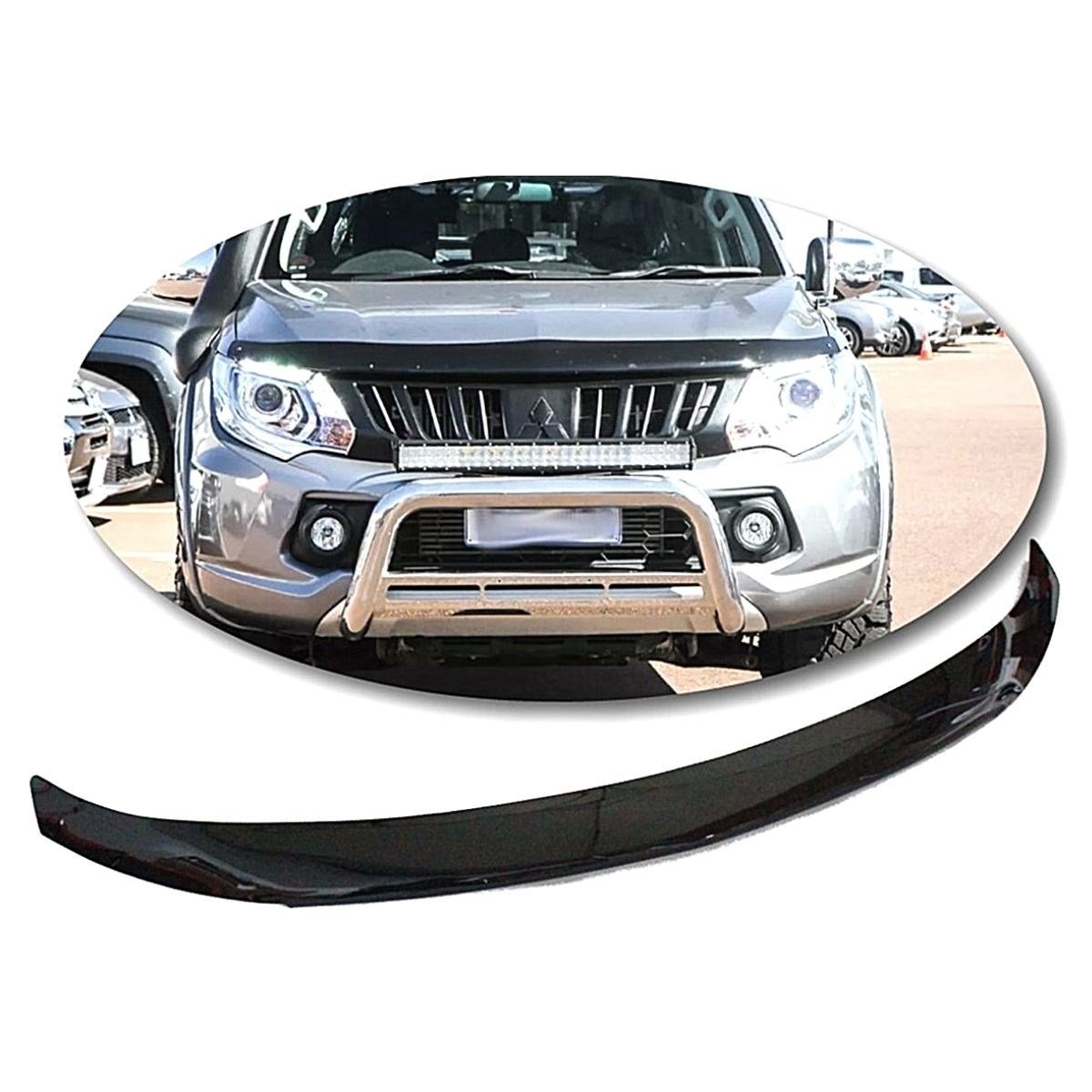 Mitsubishi L200 Kaput Rüzgarlığı Siyah  Renk 2015-2018