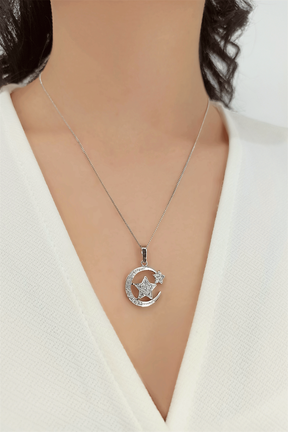 Özel Seri Ay Yıldız Kolye TrKolye50297