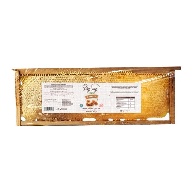 Organik Petek Balı (Çiçek balı) Ecocert Sertifikalı 