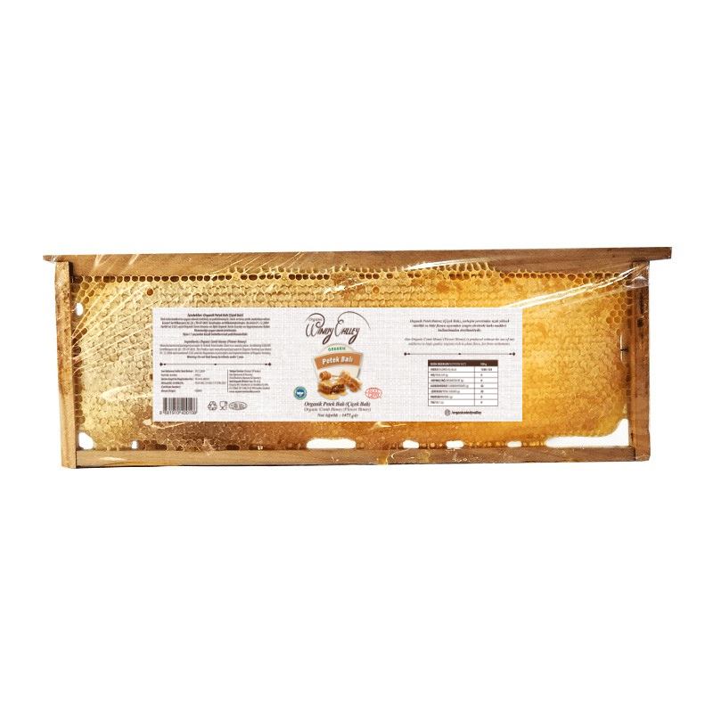 Organik Petek Balı (Çiçek balı) Ecocert Sertifikalı 