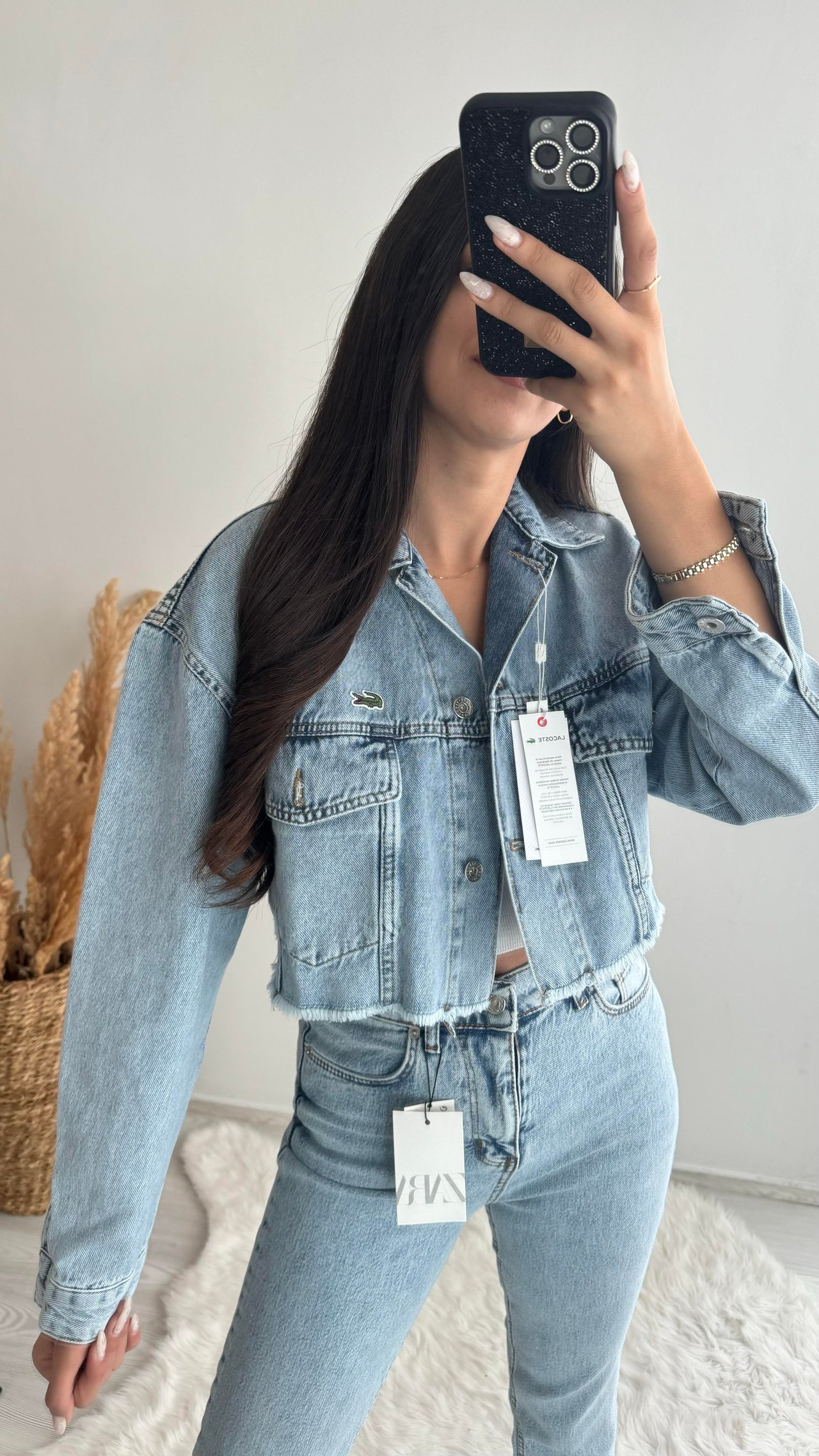 Laco Premium Kalite Crop Kot Ceket 