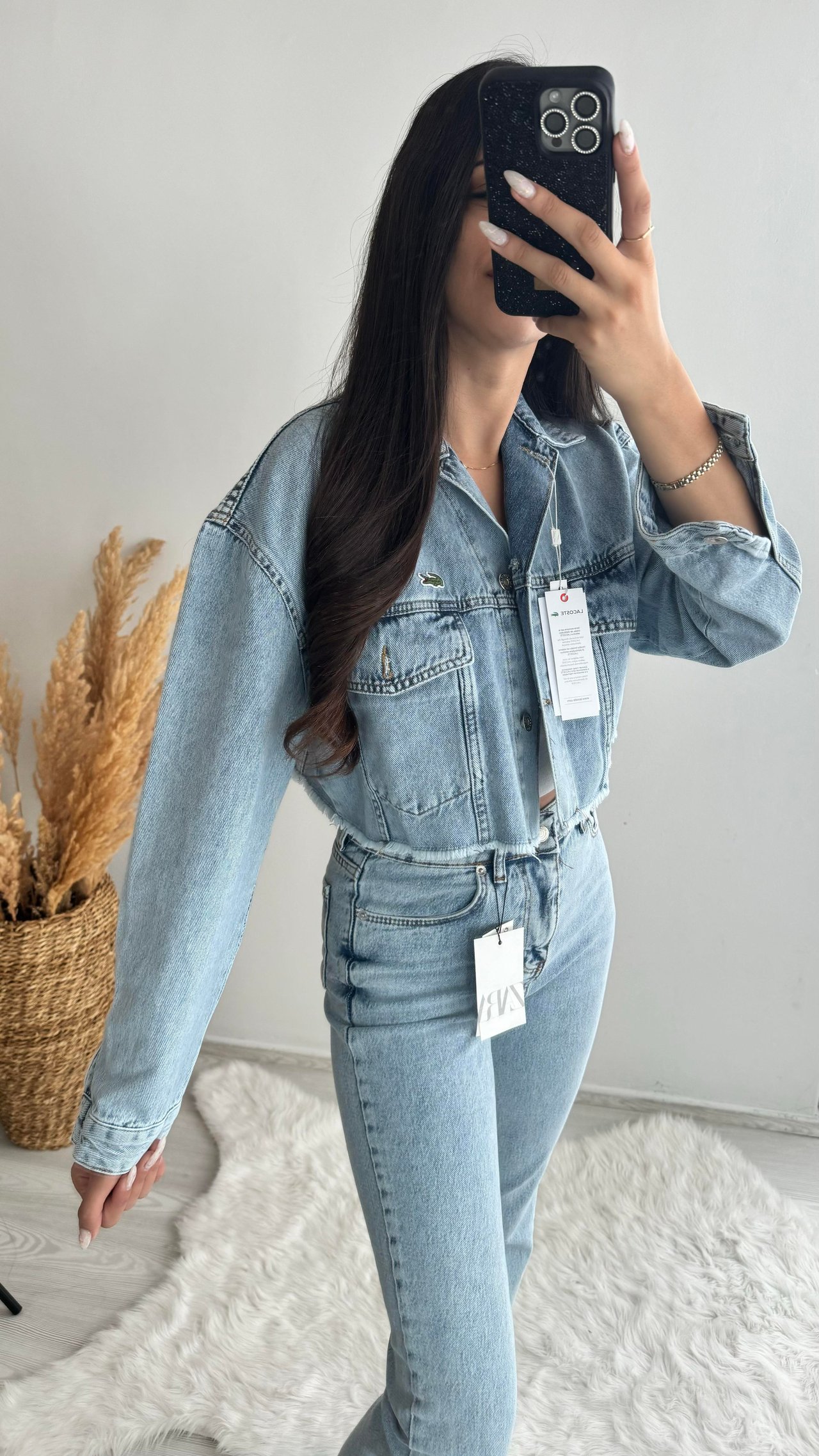 Laco Premium Kalite Crop Kot Ceket 