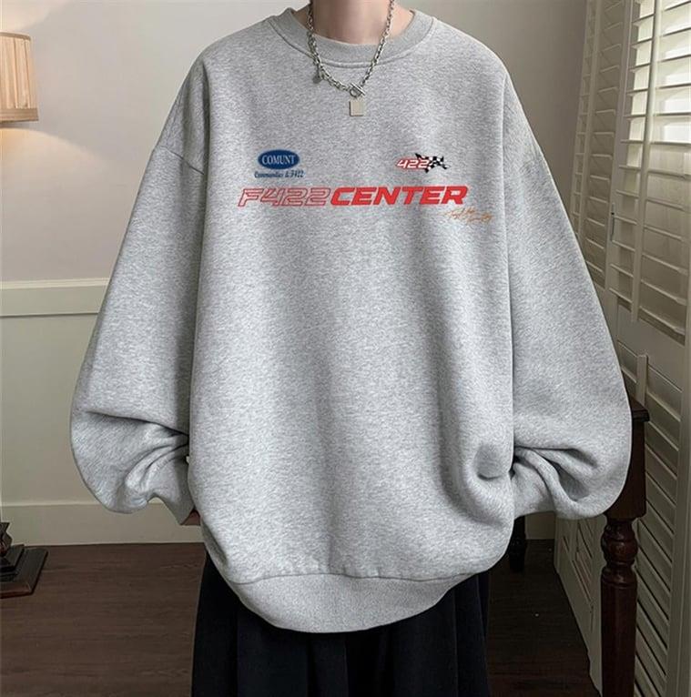 F426 Cente Racing Detail Oversize Unisex Sweatshirt