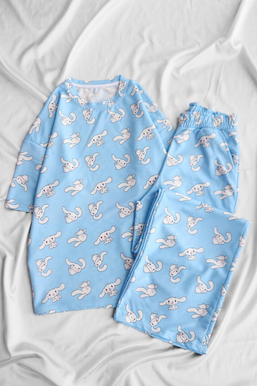 Mavi Kuromi Detaylı Unisex  Alt Üst Takım