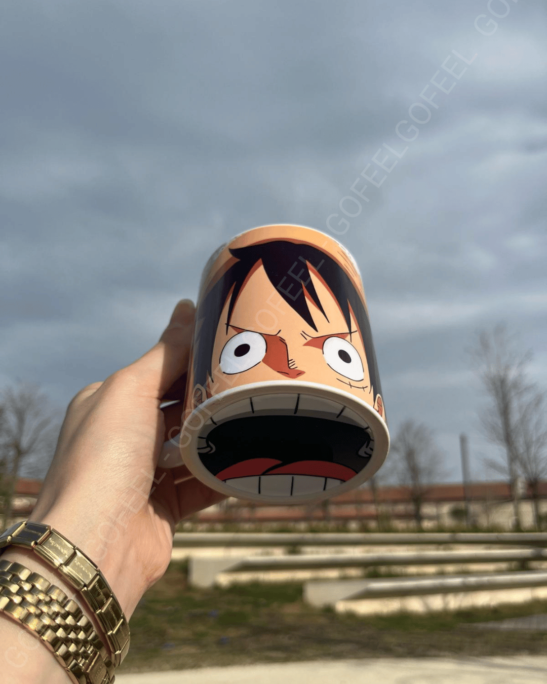 One Piece Full Baskılı Porselen Kupa Bardak