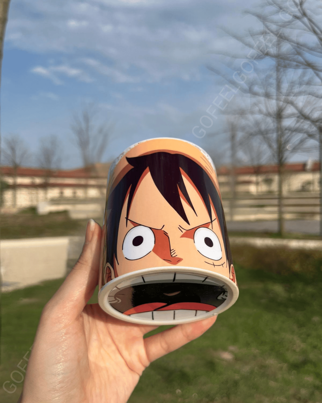 One Piece Full Baskılı Porselen Kupa Bardak