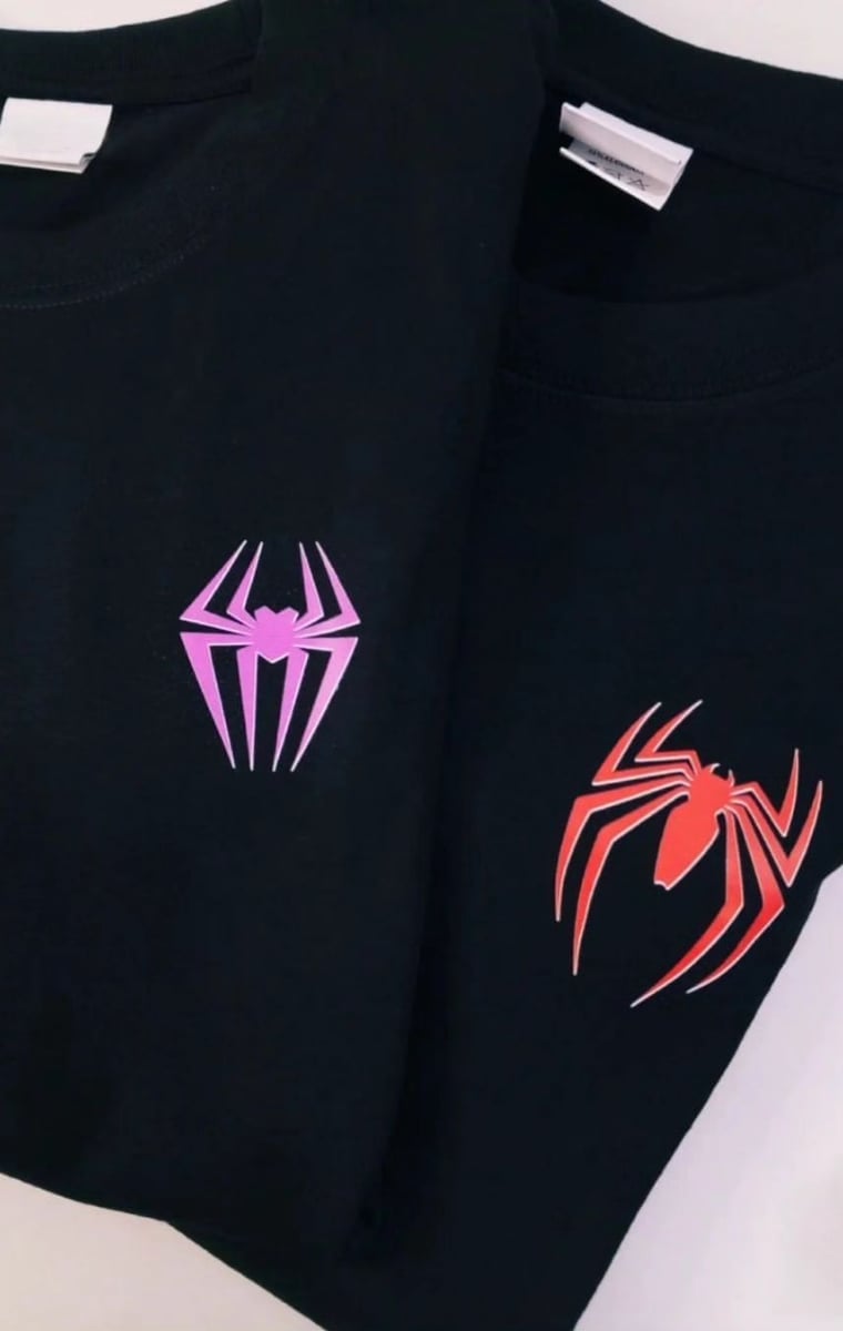 Spider Girl Detail Oversize Unisex T-shirt