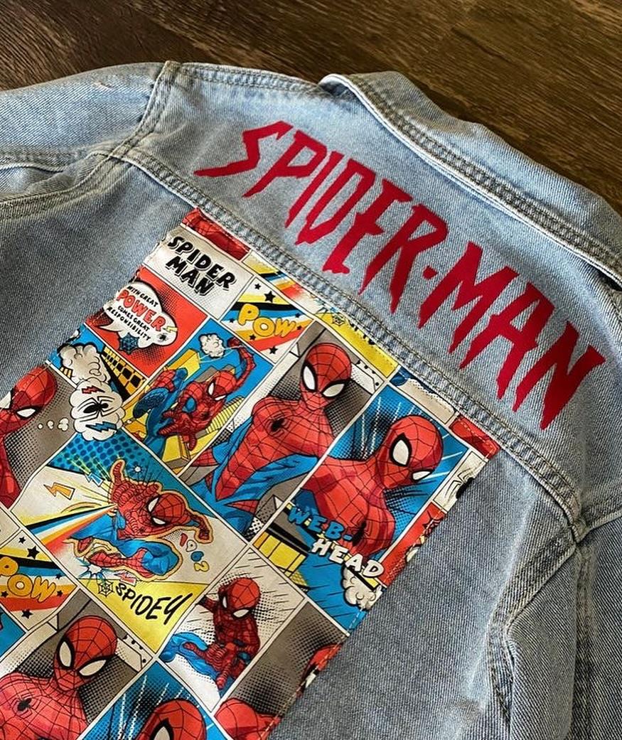 Spider-Man Vintage Oversize Unisex Kot Ceket