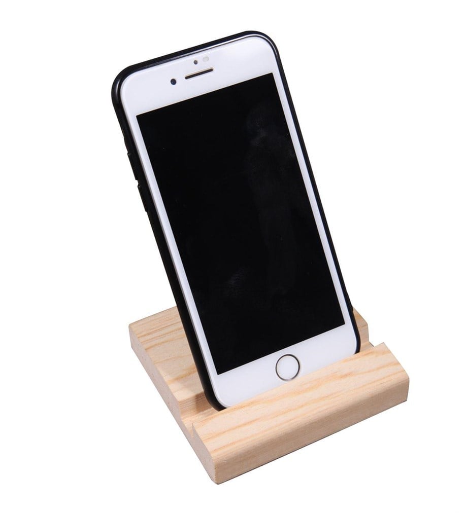 Ahşap Telefon Tutucu