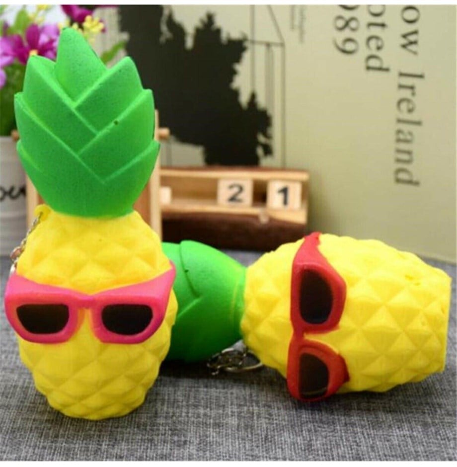 Ananas Squishy Anahtarlık