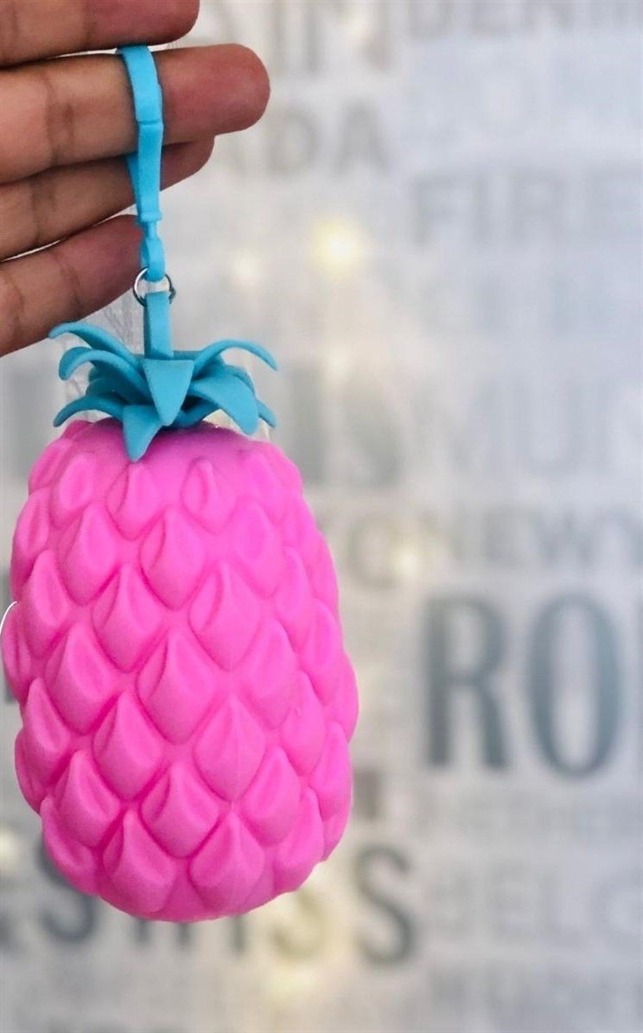 Ananas Tasarım Silikon Bozuk Para Cüzdanı
