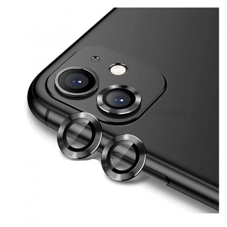 Apple iPhone 11 İçin Damla Model 2in Kamera Cam Koruyucu (Siyah)