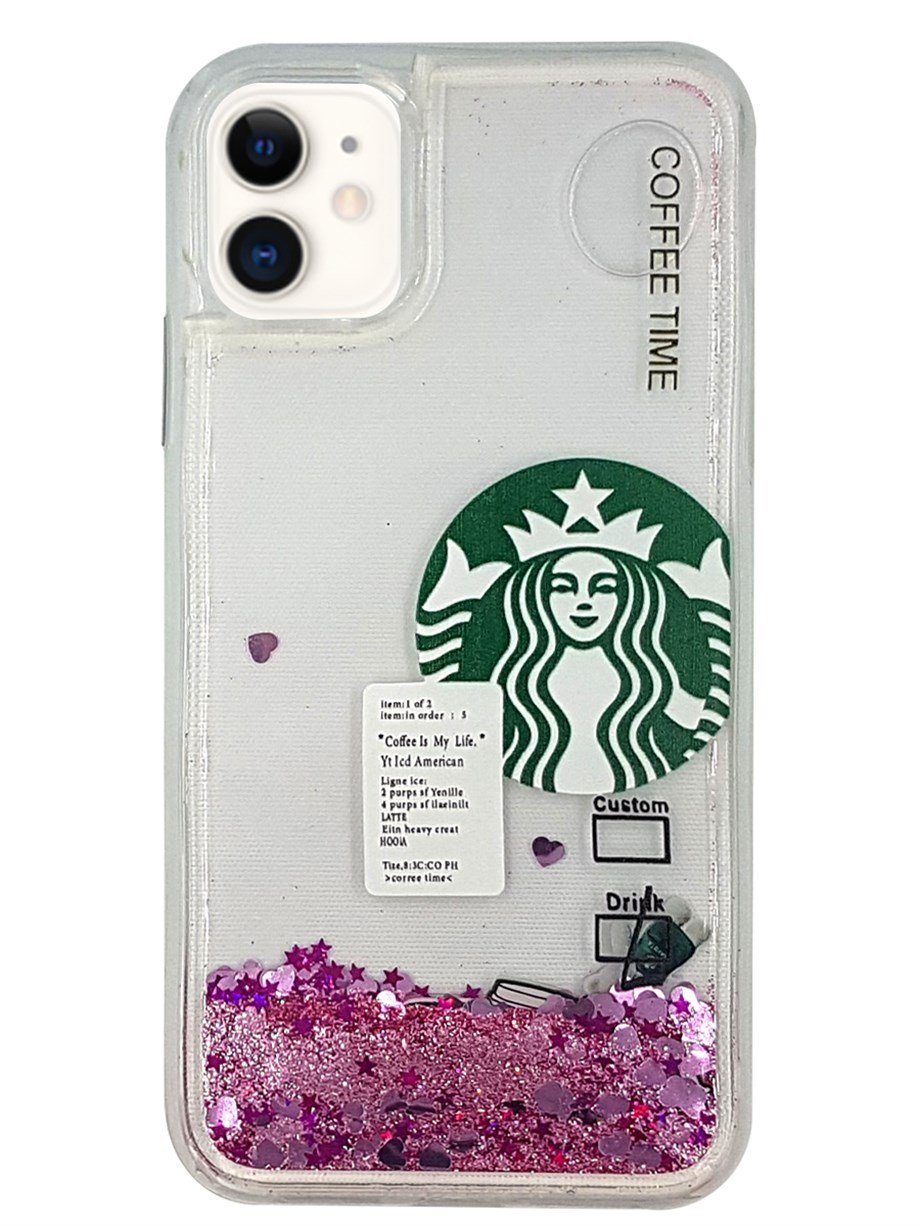 Apple iPhone 11 Kılıf Starbuck Sulu Silikon