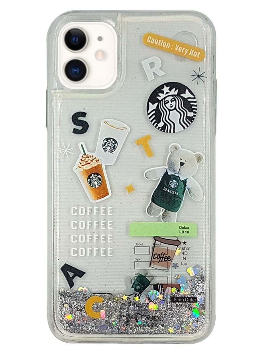 Apple iPhone 11 Kılıf Starbuck Sulu Silikon