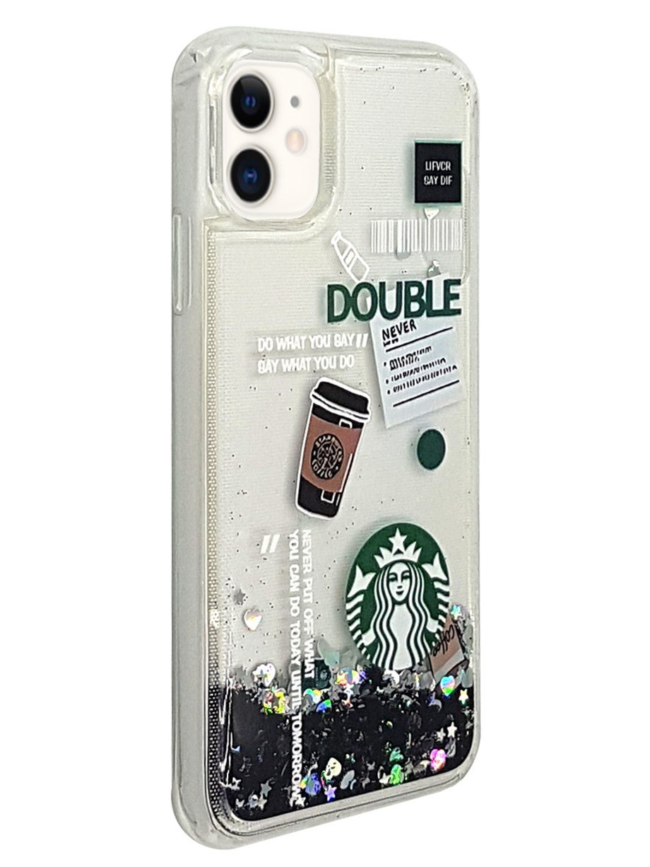 Apple iPhone 11 Kılıf Starbuck Sulu Silikon