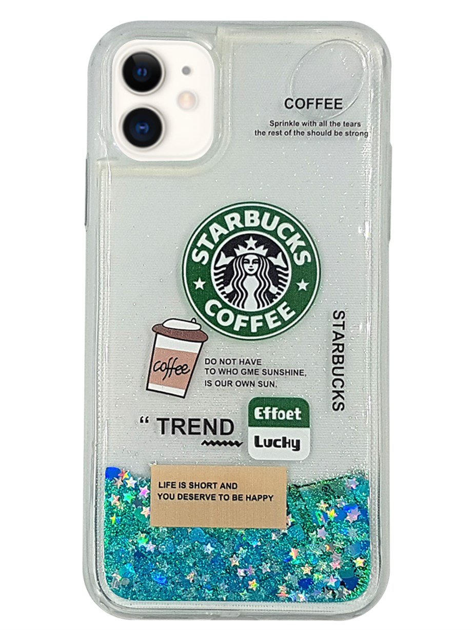 Apple iPhone 11 Kılıf Starbuck Sulu Silikon