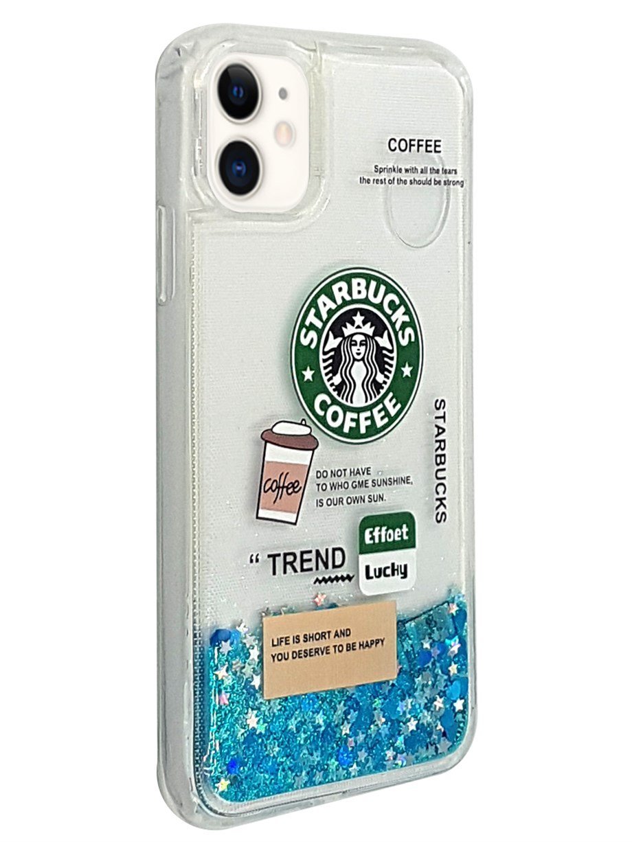 Apple iPhone 11 Kılıf Starbuck Sulu Silikon