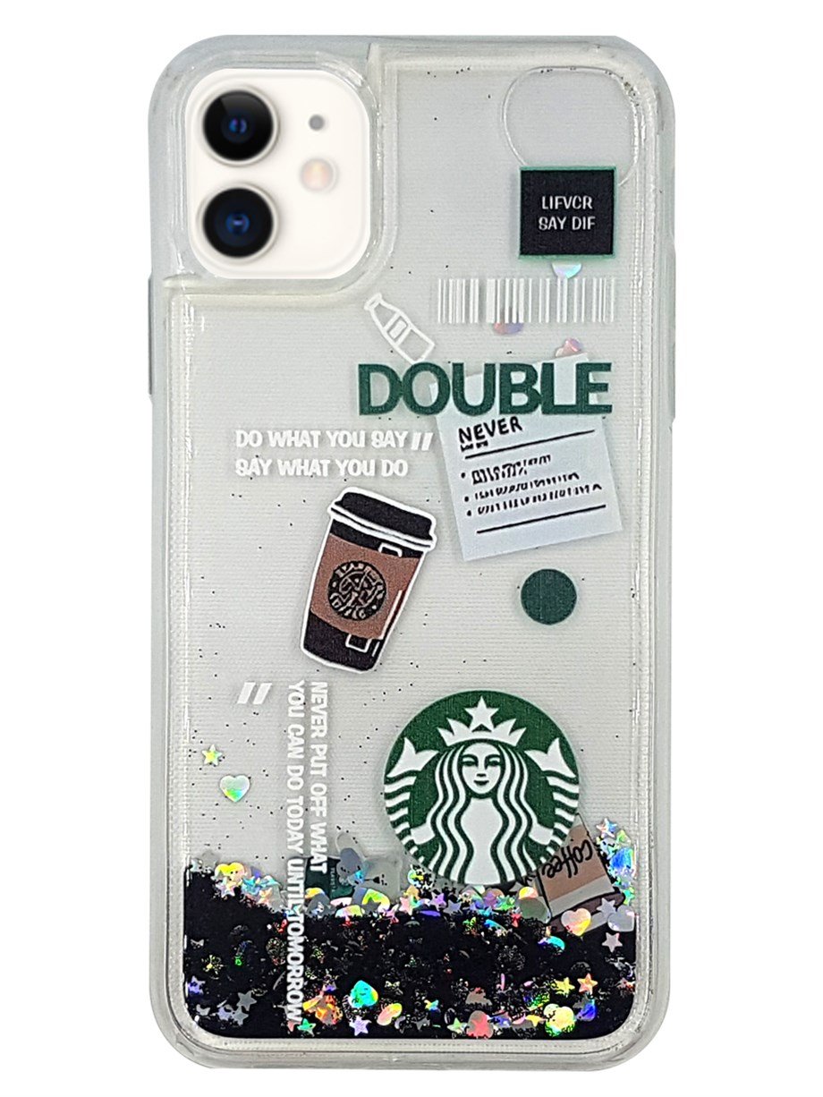Apple iPhone 11 Kılıf Starbuck Sulu Silikon