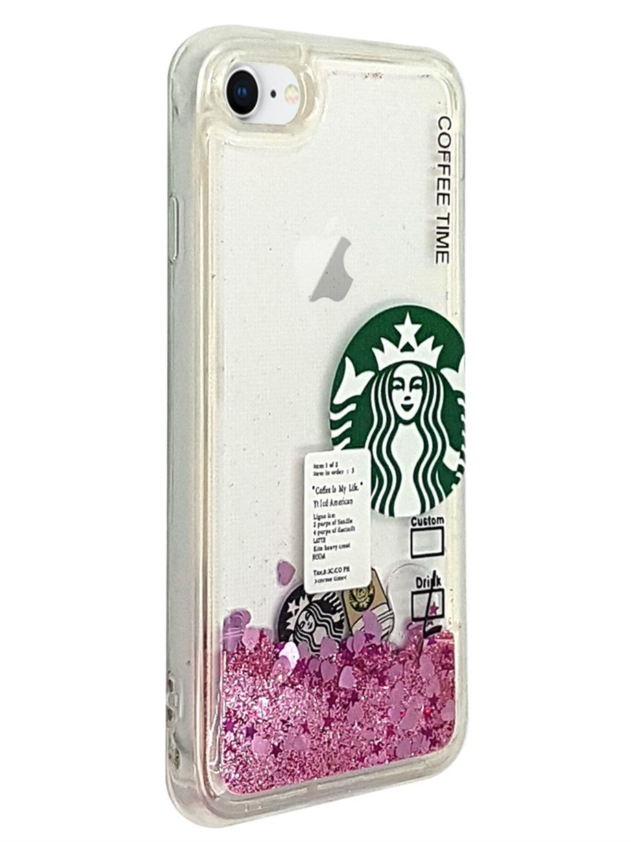 Apple iPhone 8 Kılıf Starbuck Sulu Silikon