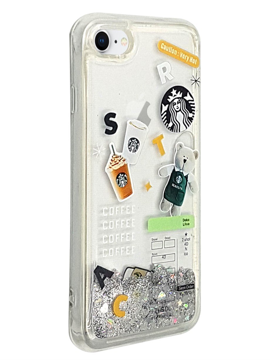 Apple iPhone 8 Kılıf Starbuck Sulu Silikon