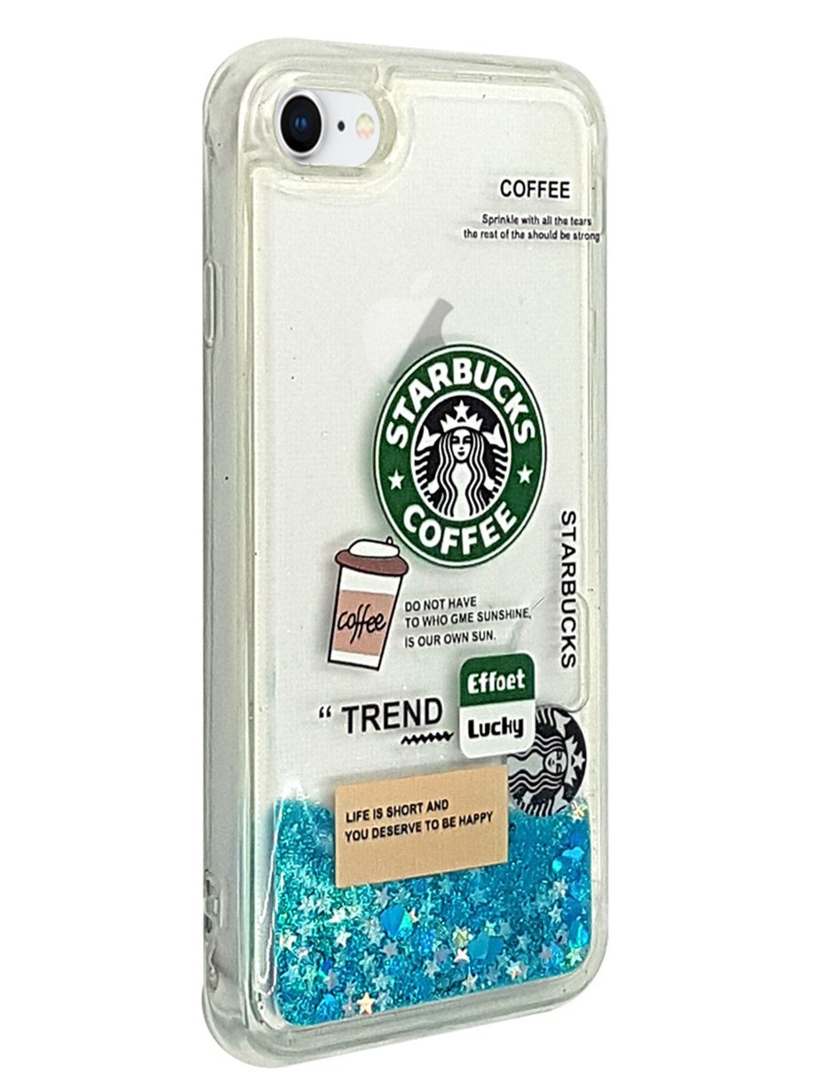 Apple iPhone 8 Kılıf Starbuck Sulu Silikon