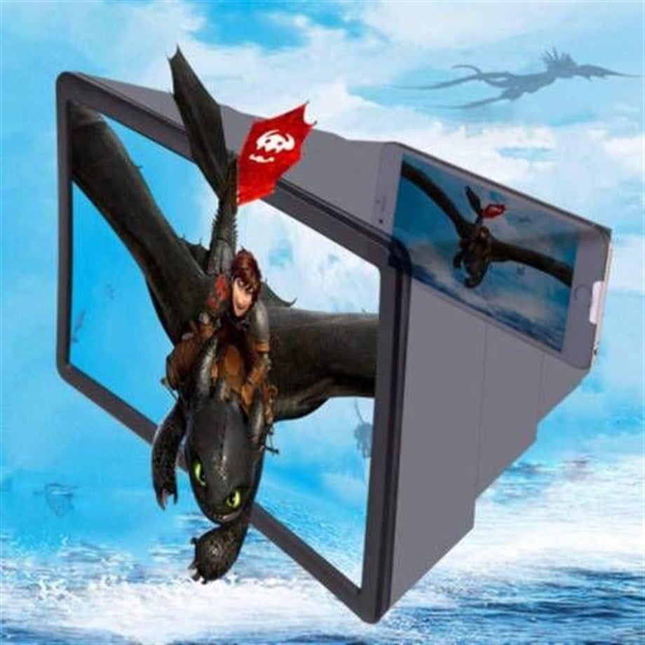 F2 Cep Telefonu 3D Film Video Ekran Büyütücü Ekran Büyütme Standı