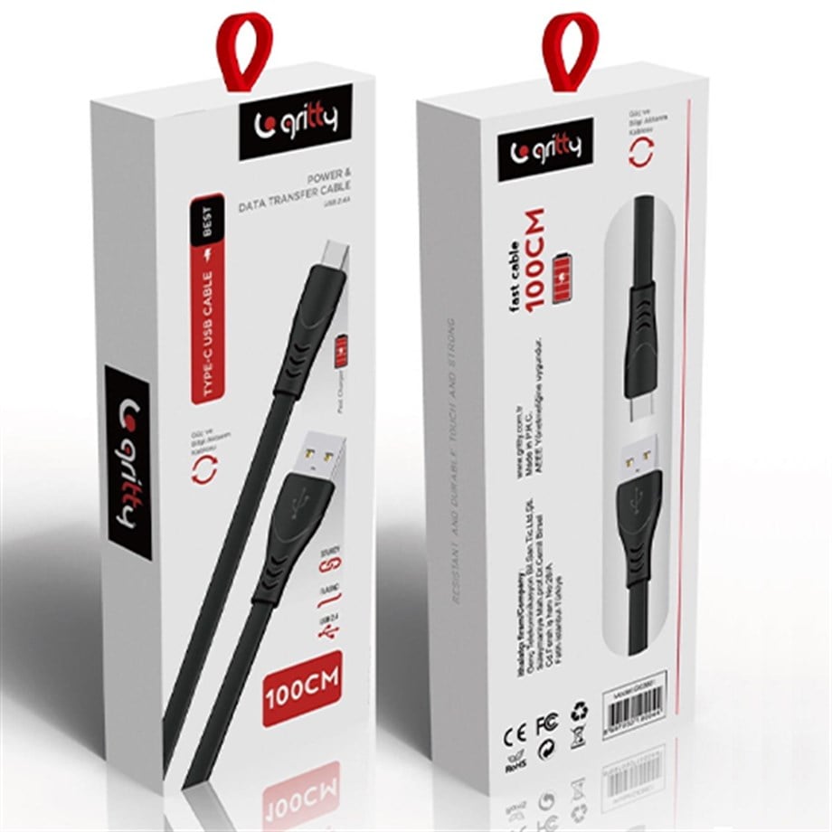Gritty Best Type-C USB Kablo 100cm