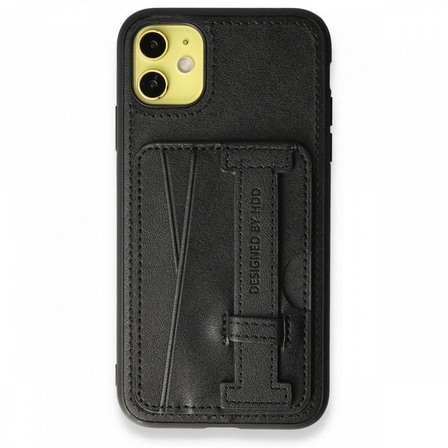 iPhone 11 HD Deri Kartvizitli Kılıf