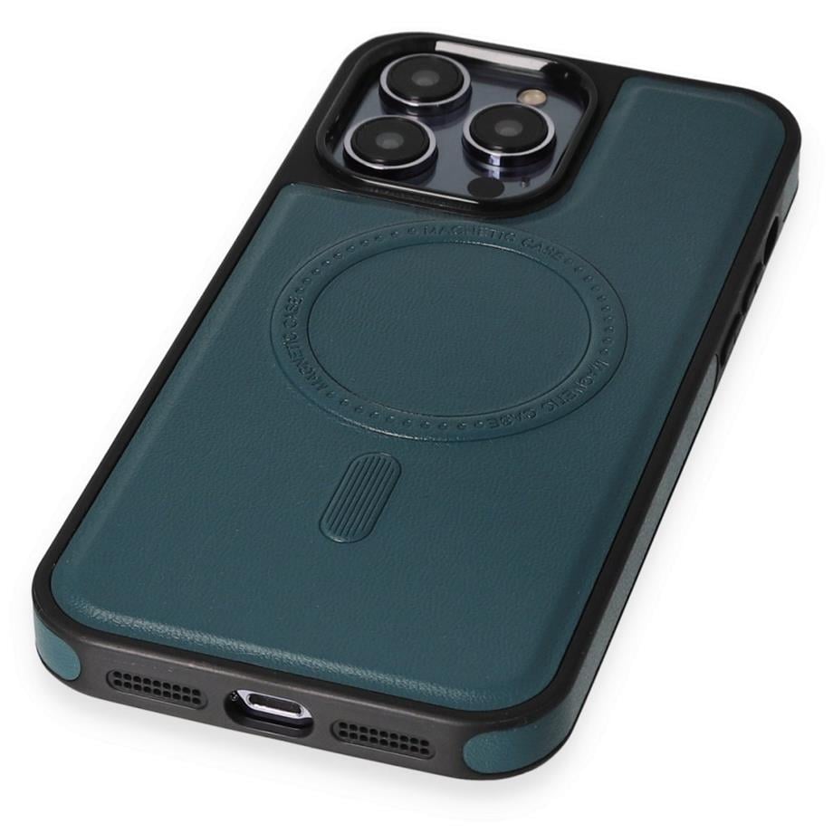 Iphone 11 Ozzi Magsafe Deri Kılıf