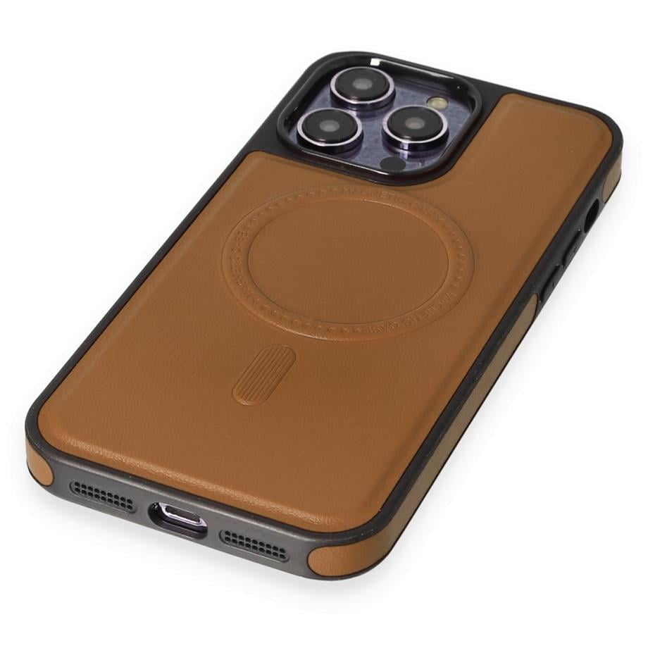 Iphone 11 Ozzi Magsafe Deri Kılıf