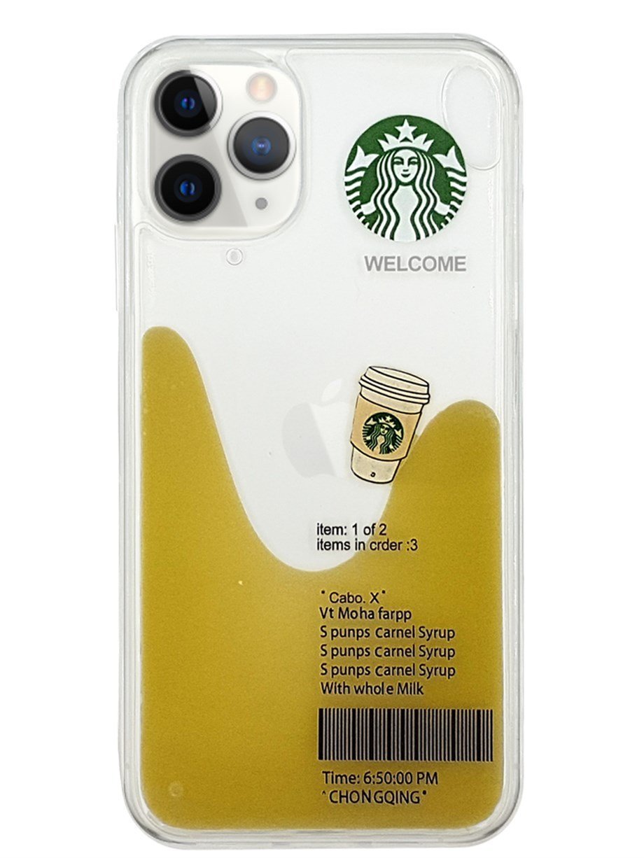 Iphone 11 Pro Max Sulu Starbucks Latteli Kılıf