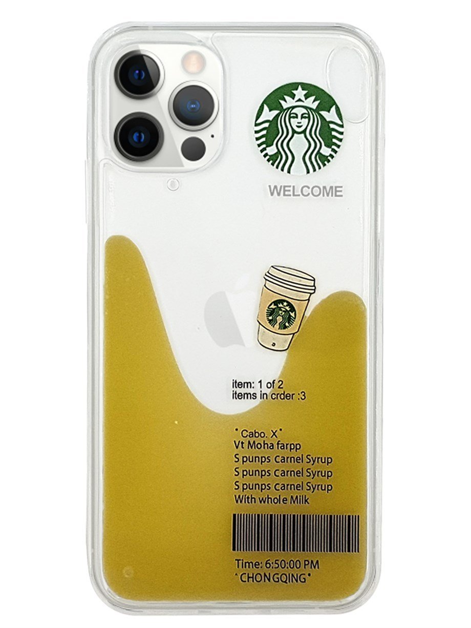 Iphone 12 Pro Max Sulu Starbucks Latteli Kılıf