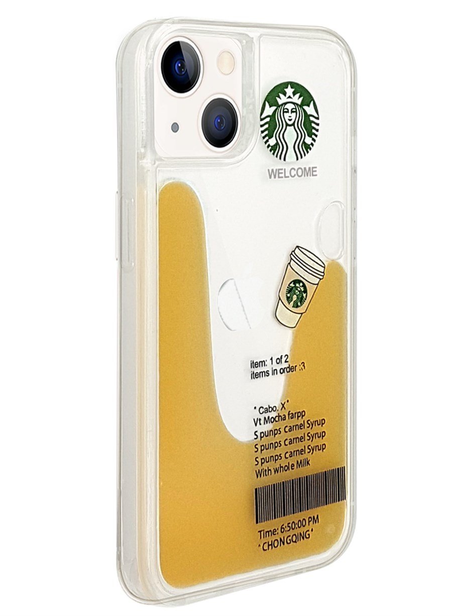 Iphone 13 Sulu Starbucks Latteli Kılıf